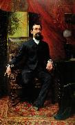 Cristobal Rojas Retrato del Presidente Rojas Paul France oil painting artist